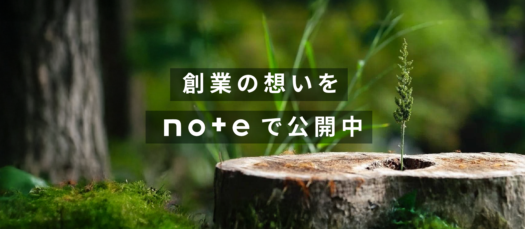 noteに掲載した＆PUBLICの記事：創業の想い 《前編》へ